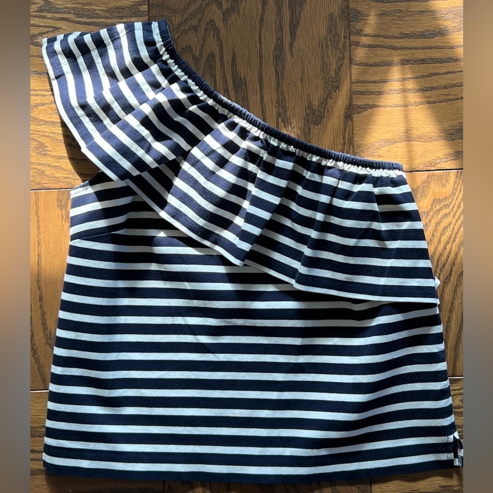 J Crew One Shoulder Top - Picture 4 of 9